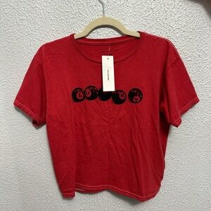 Urban Outfitters Red Short Sleeve Tee